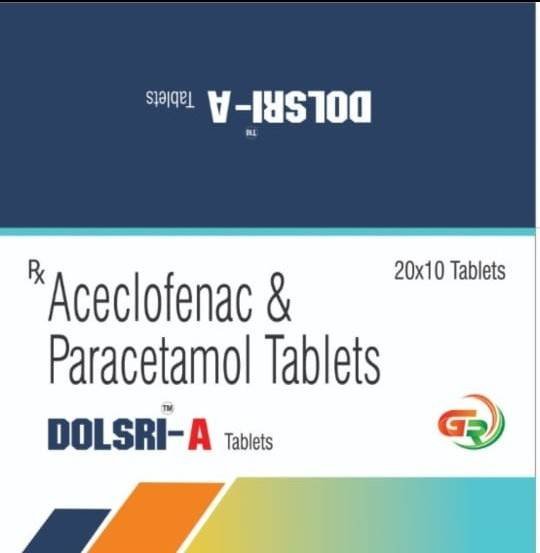 aceclofenic paracetamol 100mg/325mg